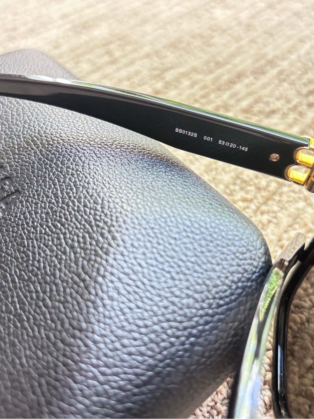 🕶️ balenciaga black frame cat eye sunglasses — BBO132S 🕶️ - Picture 6 of 6